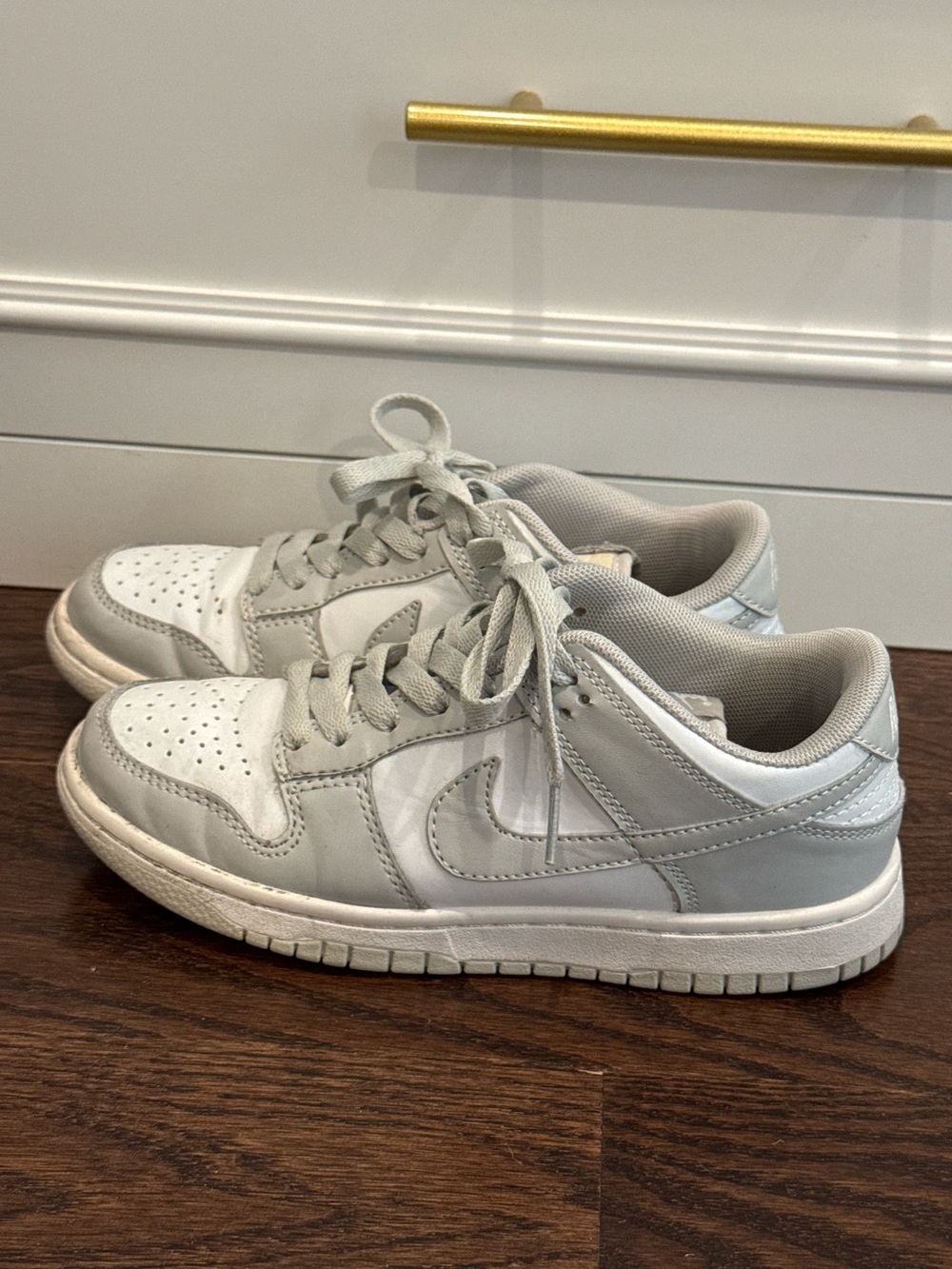 Nike Dunk Low Photon Dust White Gray Sneakers Size 6